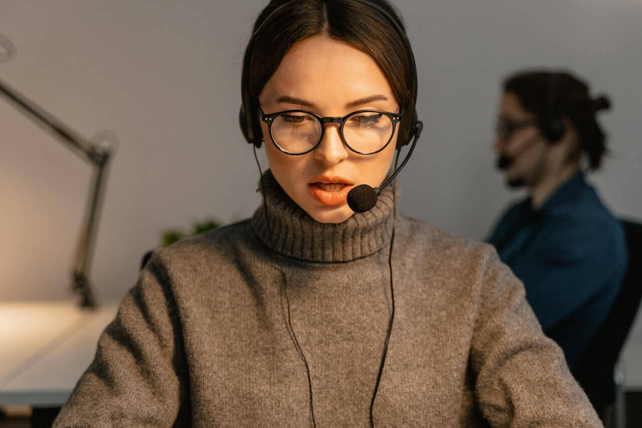 working in a contact center