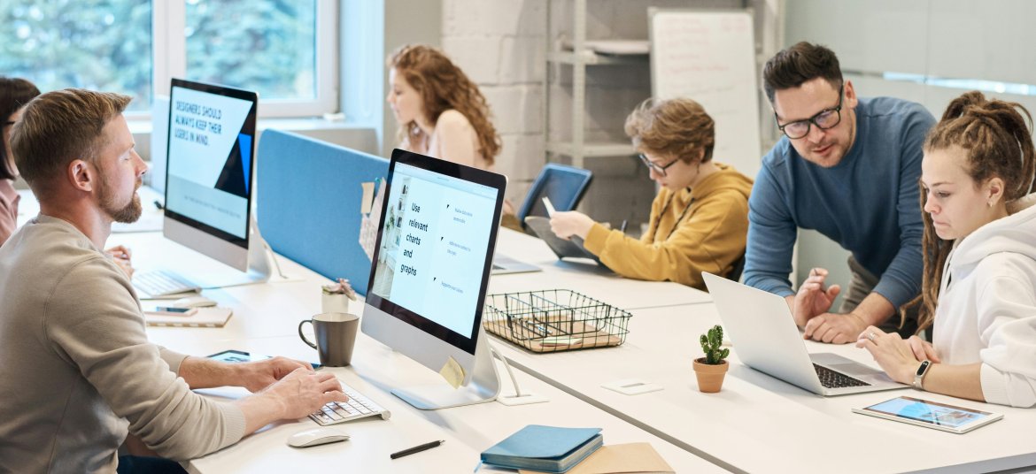 People Working in front of the Computer